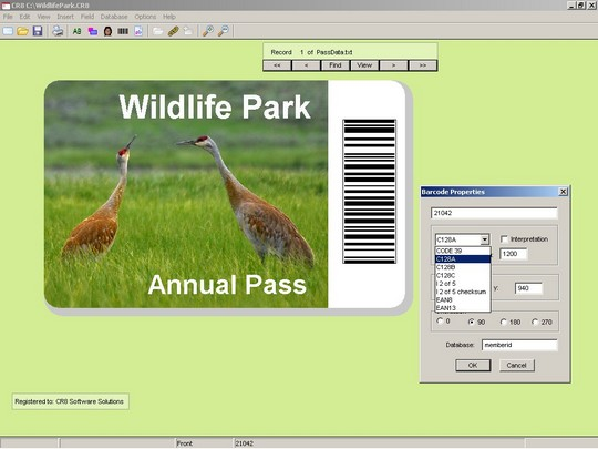 screenshot of CR8 for Windows 3.01
